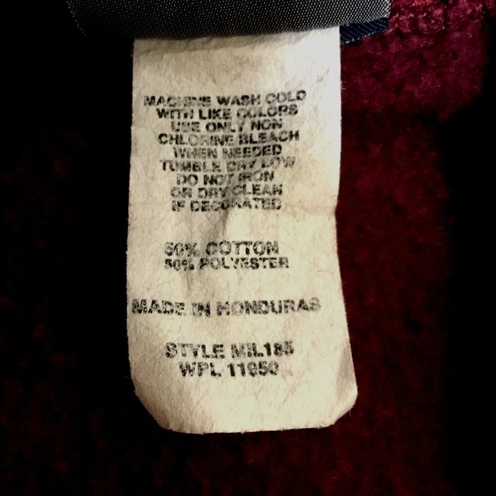 MV SPORT USMC Marine Corps Tun Tavern 250th Anniversary Hoodie Burgundy L - Picture 8 of 9